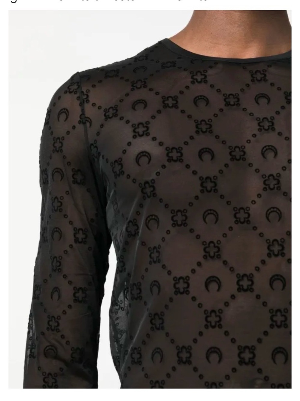 MARINE SERRE MESH MONOGRAM XL